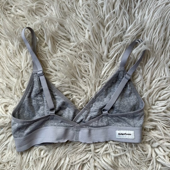Richer Poorer Heather Grey Classic Bralette S - Picture 4 of 6